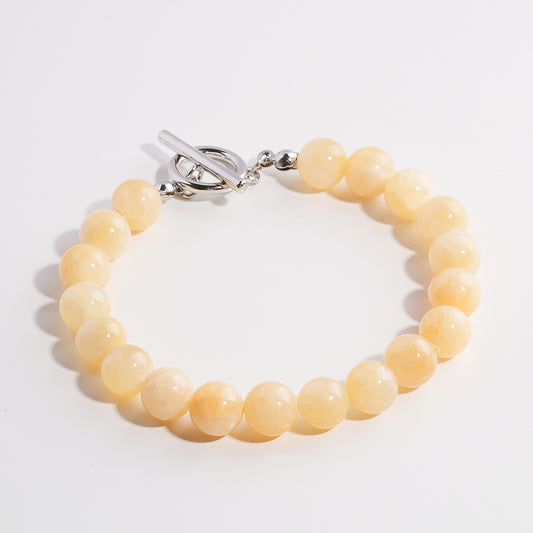 Yellow Topaz Beaded Bracelet