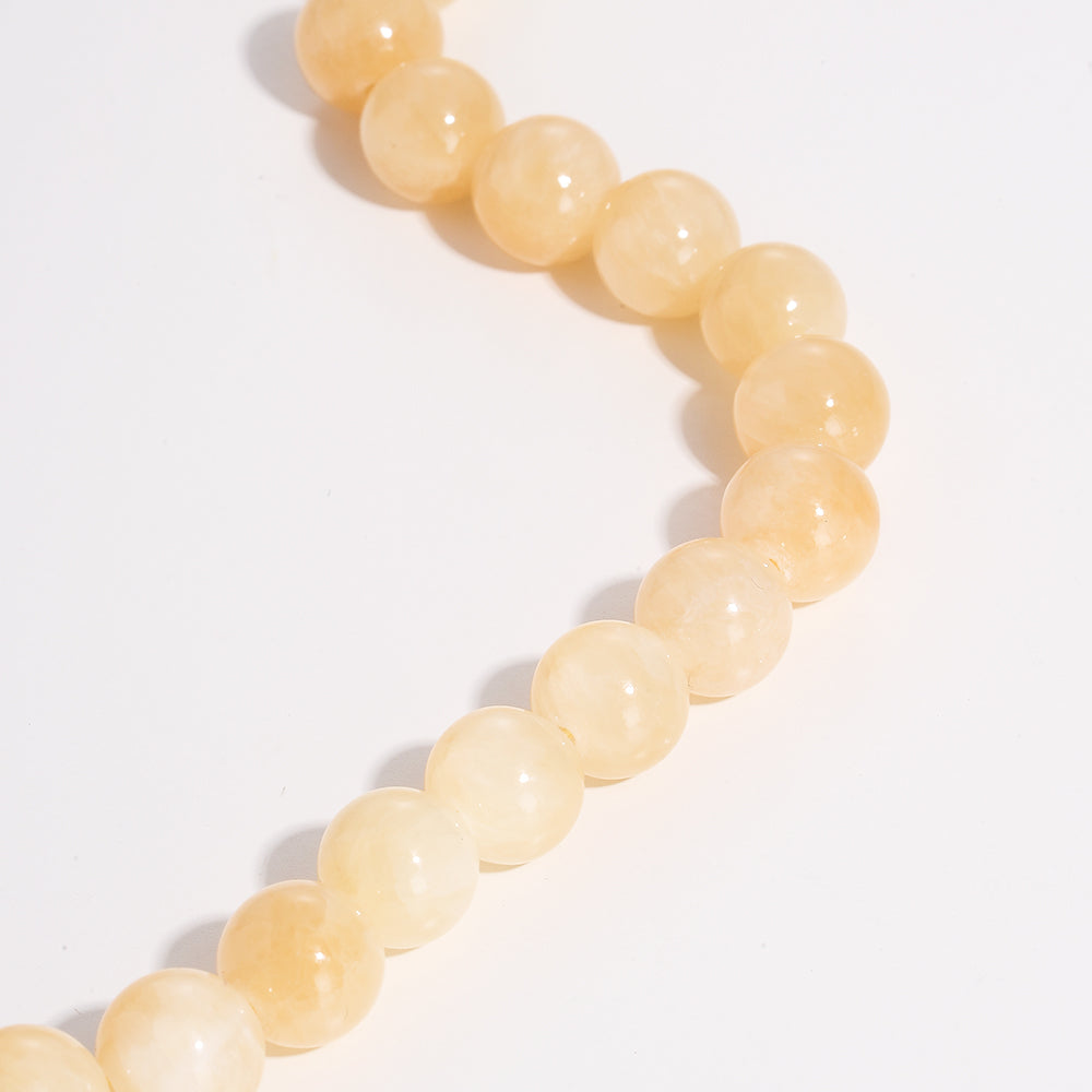 Yellow Topaz Beaded Bracelet