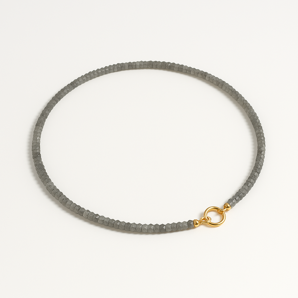 Faceted Labradorite Beaded Bracelet